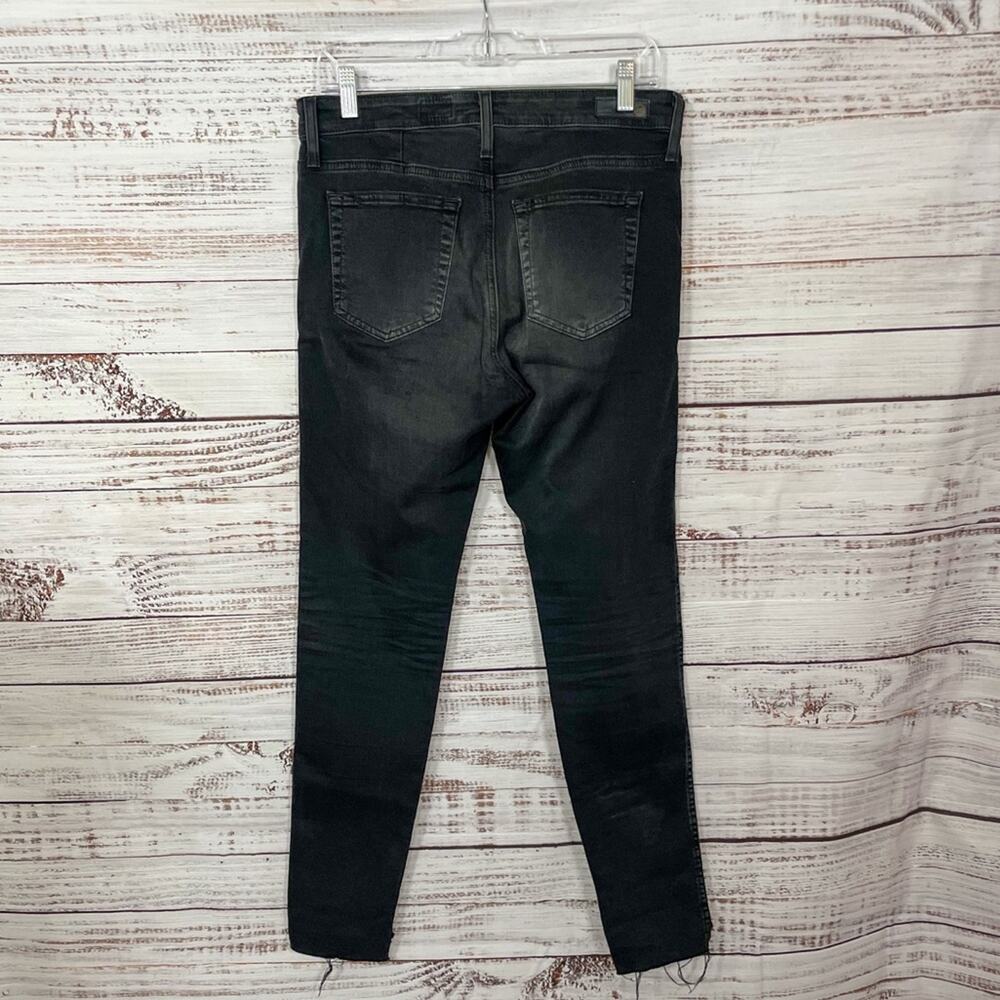 AG Jeans Farrah Black Skinny Ankle Jeans, EUC, Size 29, MSRP $228 - Picture 6 of 11